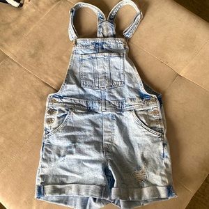 H&M girls denim overalls